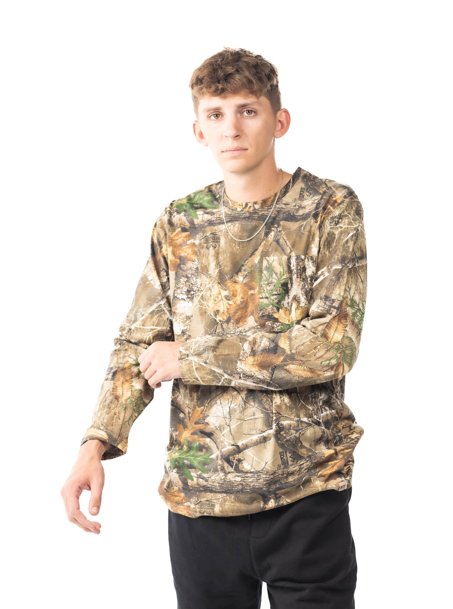 Russell Outdoors Realtree Long Sleeve Pocket Tee
