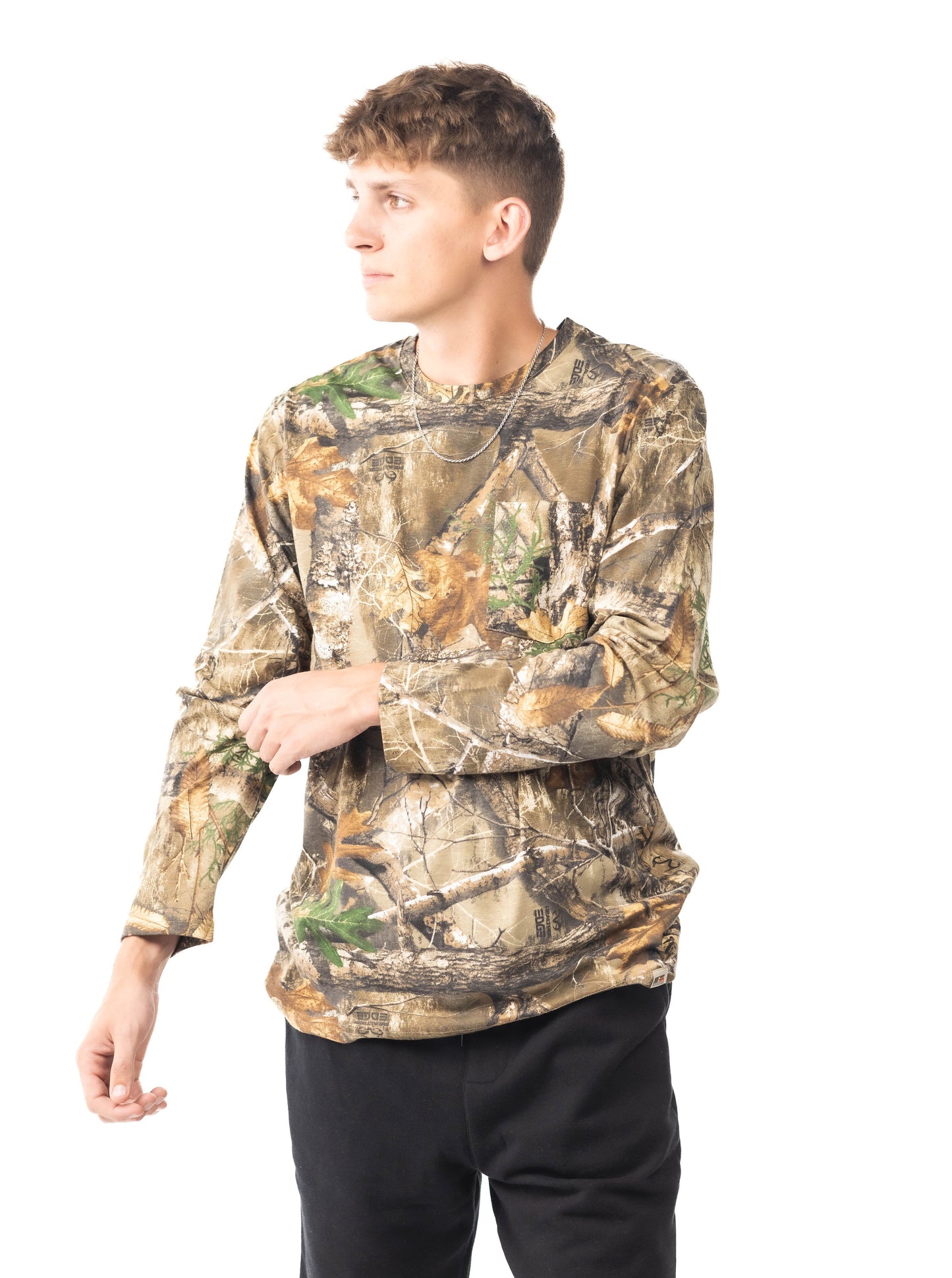 Russell Outdoors Realtree Long Sleeve Pocket Tee