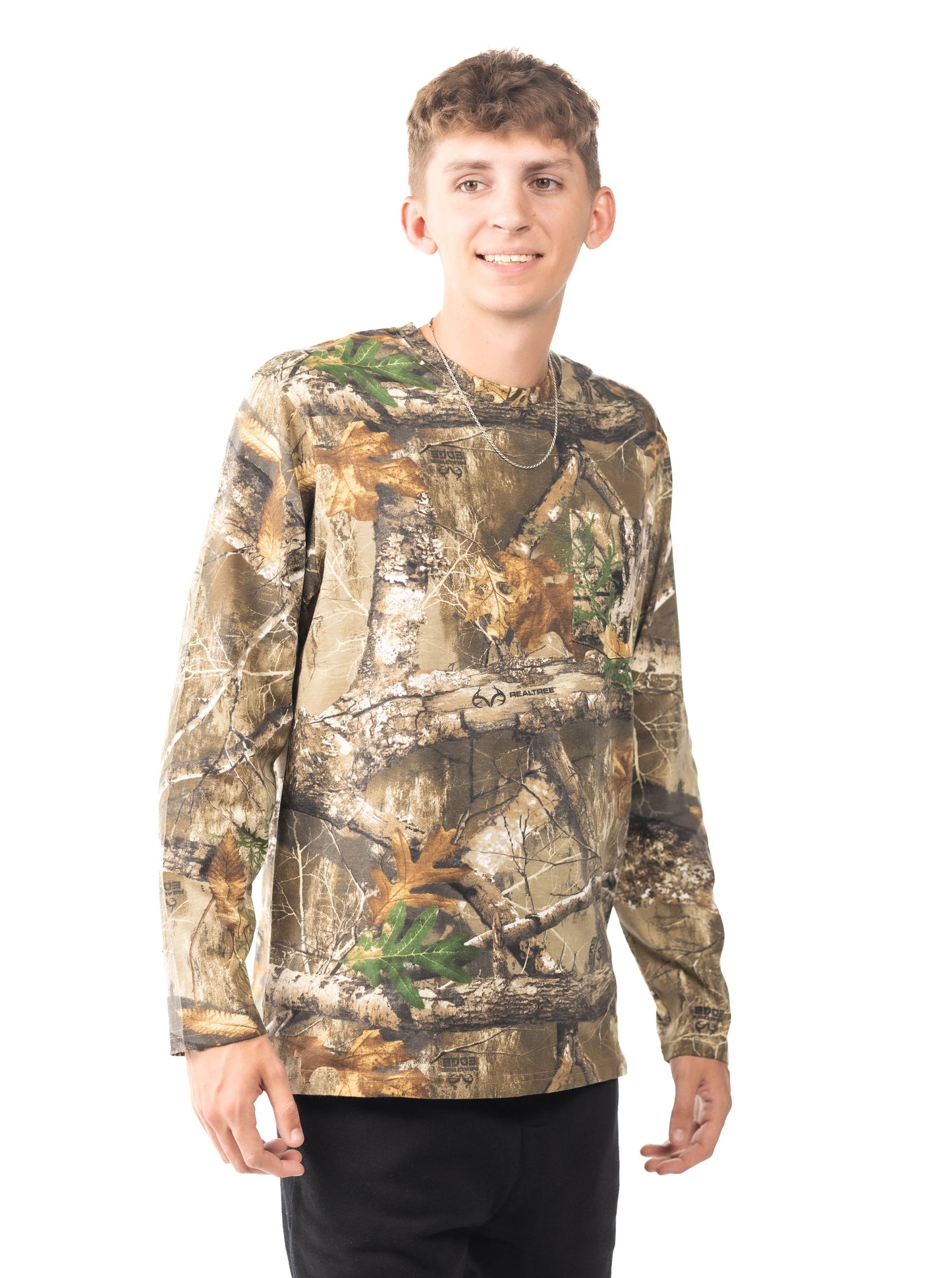 Russell Outdoors Realtree Long Sleeve Pocket Tee