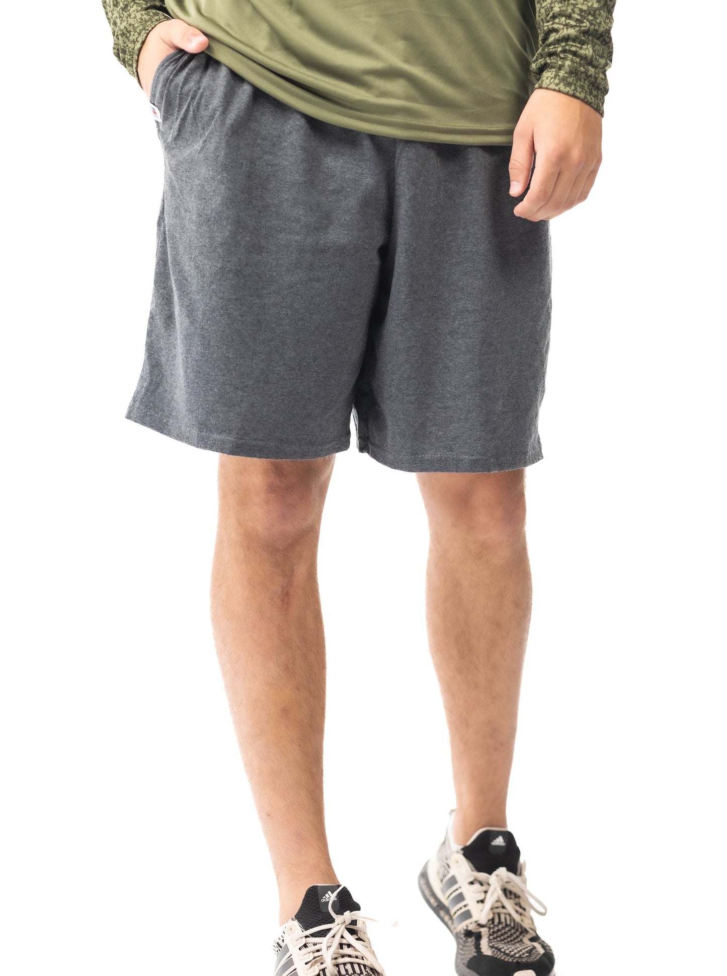 Russell Athletic Cotton Classic Jersey Shorts with Pockets