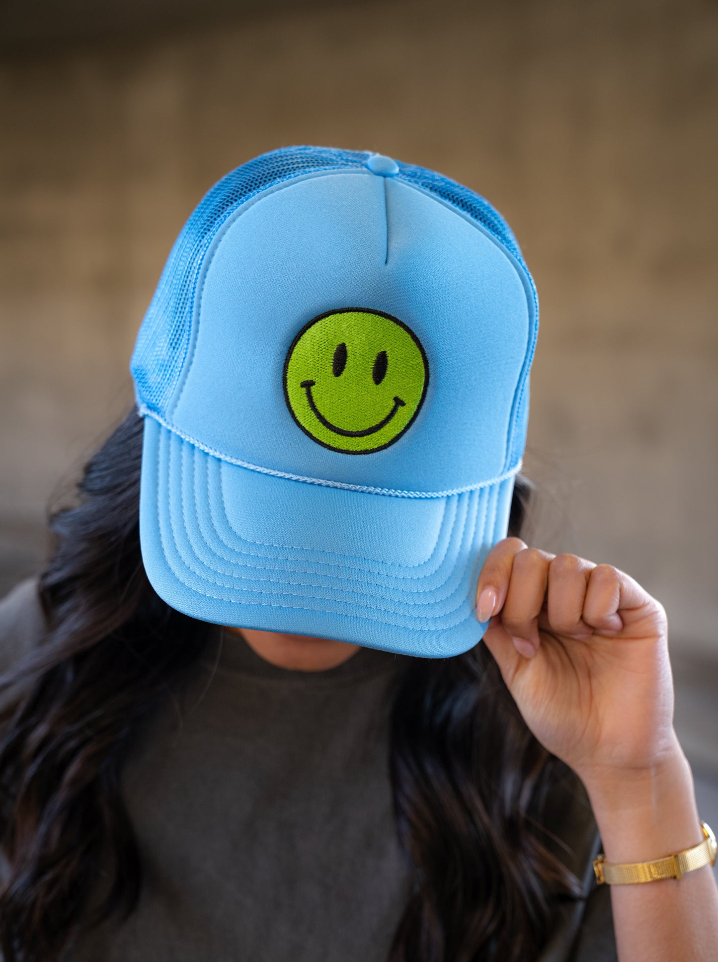 Smiley Face Trucker Hat