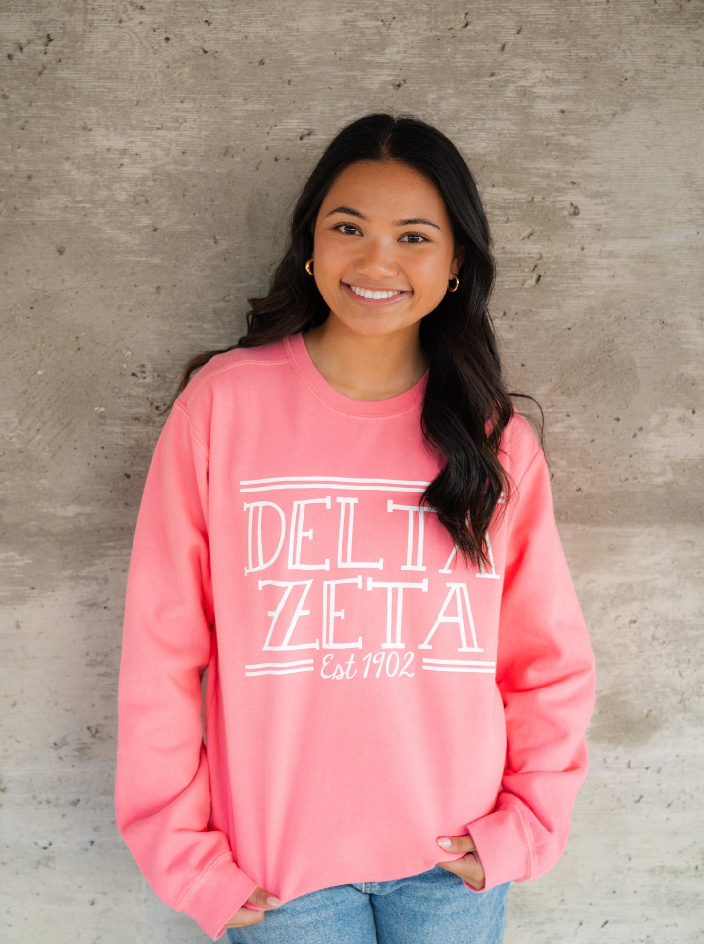 Comfort Colors Delta Zeta Crewneck