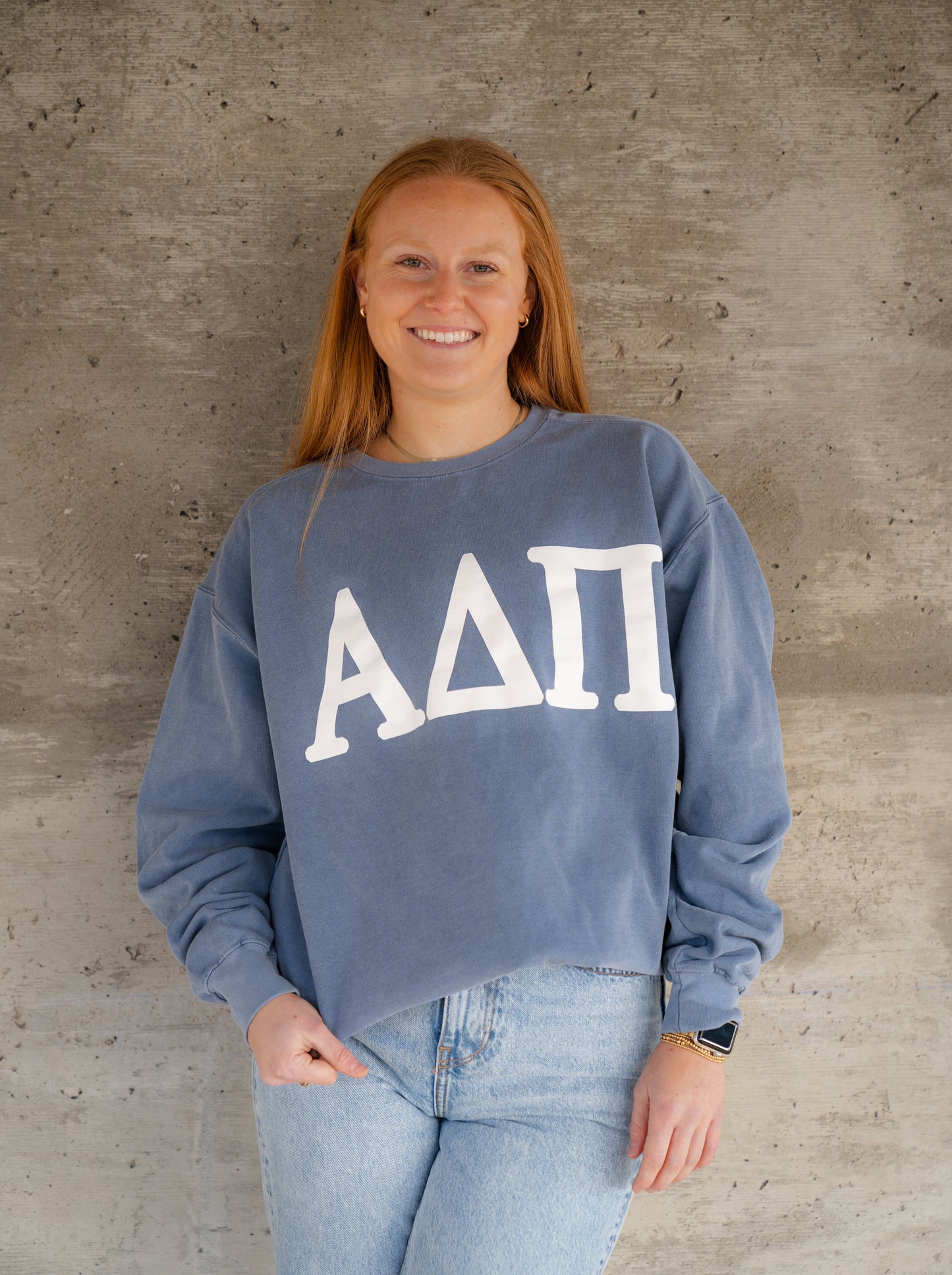 Comfort Colors Alpha Delta Pi Crewneck