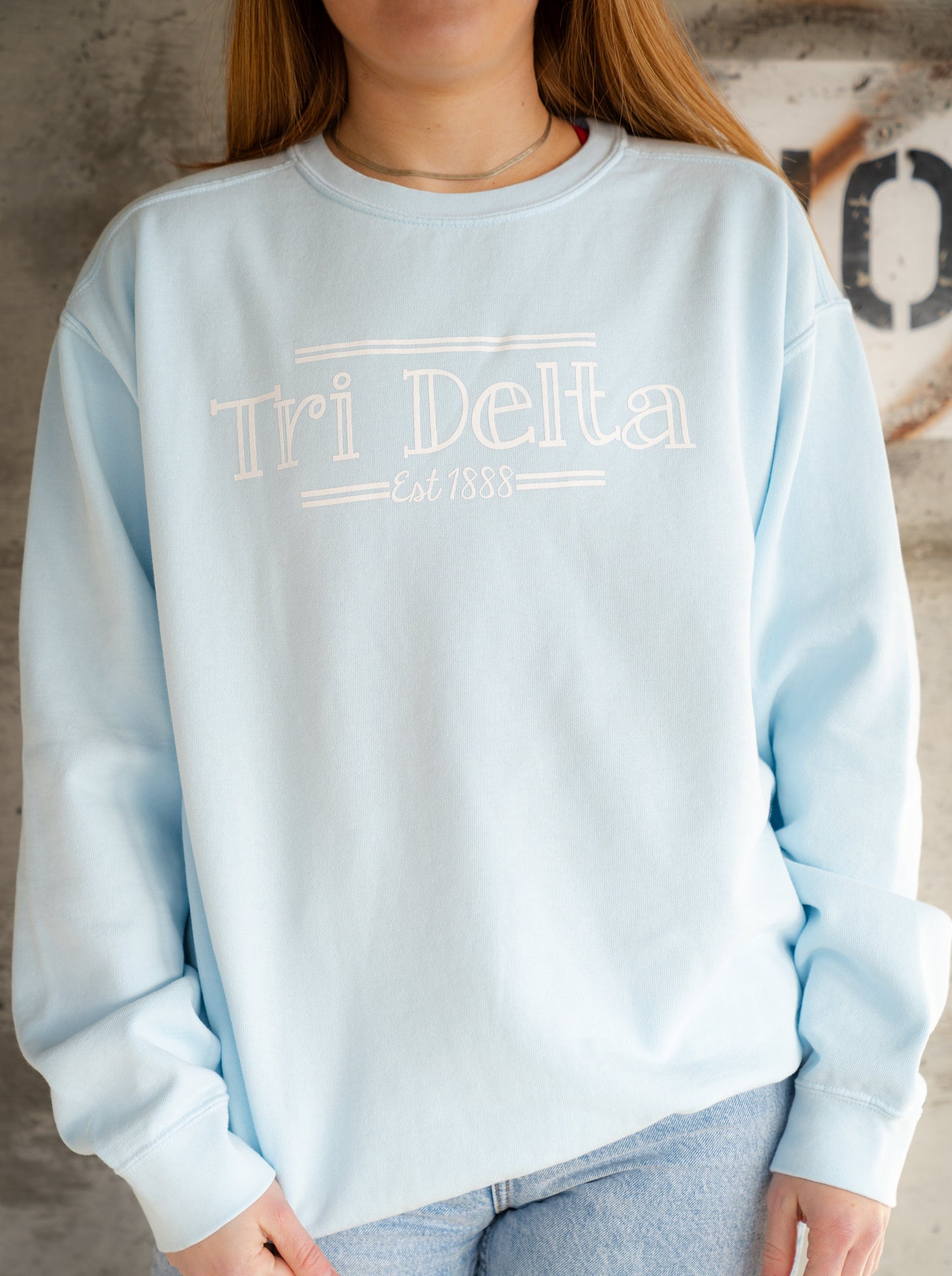 Comfort Colors Tri Delta Crewneck