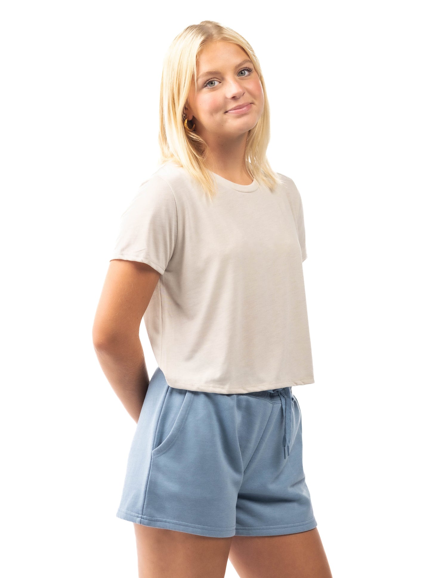 Bella + Canvas Women’s Flowy Crop Tee