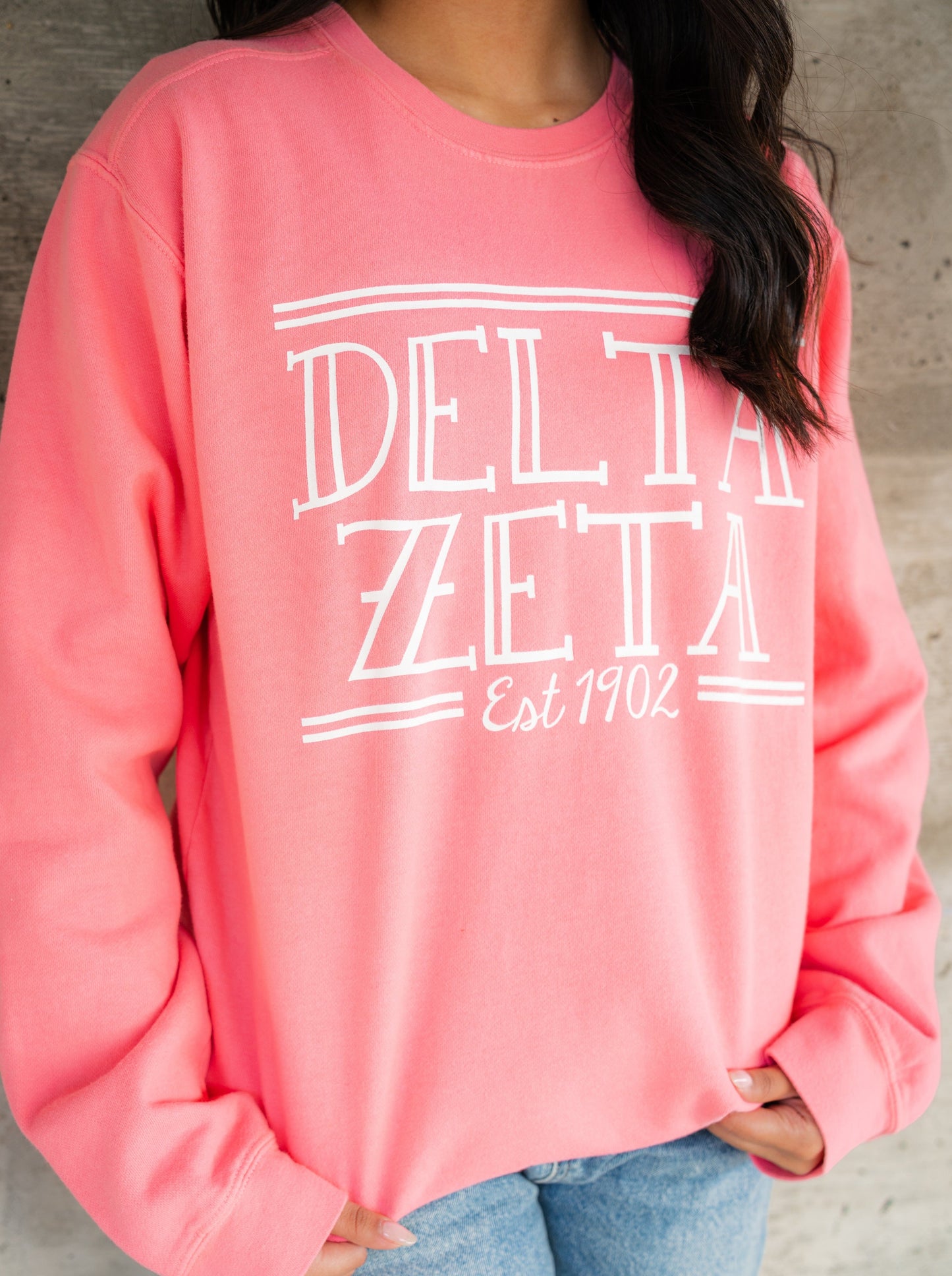 Comfort Colors Delta Zeta Crewneck